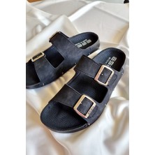 Akınalbella Yazlık Erkek Ortopedik Esem Çift Toka Bantlı Terlik 310