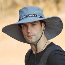 Rupen Kraft Ultra Geniş Terekli Tam Güneş Korumalı Profesyonel Katlanabilir Fileli Kamp Şapkası Outdoor Şapka