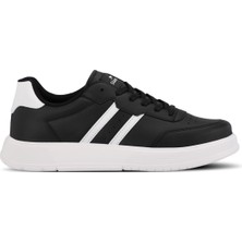 Slazenger ZIPPER I Erkek Sneaker Koşu & Yürüyüş Ayakkabısı Siyah / Beyaz