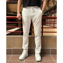 İnpool Erkek, Bel Lastikli, Standart-Fit, Duble Paça, Bağcıklı Pantolon 24INP286