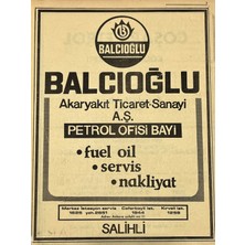 Hasyılmaz Manisa 1987 Meslek Reklam Ilanı Efemera S-3