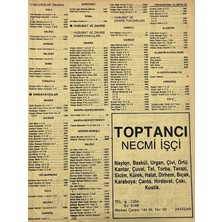 Hasyılmaz Manisa 1987 Meslek Reklam Ilanı Efemera S-43