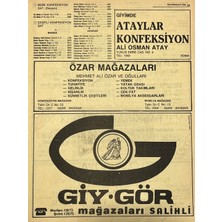 Hasyılmaz Manisa 1987 Meslek Reklam Ilanı Efemera S-59