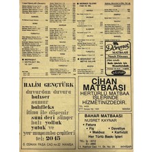 Hasyılmaz Manisa 1987 Meslek Reklam Ilanı Efemera S-69