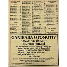Hasyılmaz Manisa 1987 Meslek Reklam Ilanı Efemera S-89
