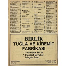 Hasyılmaz Manisa 1987 Meslek Reklam Ilanı Efemera S-111