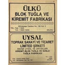 Hasyılmaz Manisa 1987 Meslek Reklam Ilanı Efemera S-113