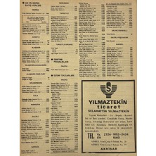 Hasyılmaz Manisa 1987 Meslek Reklam Ilanı Efemera S-117