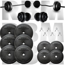 Aydın Sport 48 KG Z Bar ve Düz Barlı Halter Dambıl Seti