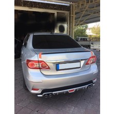 Oto h.i.t. Toyota Corolla 10-12 Uyumlu Body Kit Difüzör 4 Çıkış Yuvarlak Gri Model 1