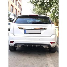 Oto h.i.t. Ford Focus 2,5 Hatchback Uyumlu Body Kit Difüzör 2 Çıkış Gri Kare