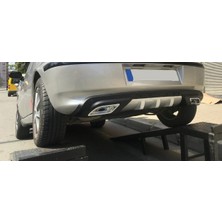 Oto h.i.t. Ford Focus 2,5 Hatchback Uyumlu Body Kit Difüzör 2 Çıkış Gri Kare