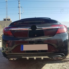 Oto h.i.t. Opel Insignia Uyumlu Body Kit Difüzör 2 Çıkış Gri Kare