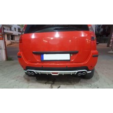 Oto h.i.t. Ford Fusıon Uyumlu Body Kit Difüzör 4 Çıkış Yuvarlak Gri Model 1