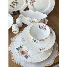 Rossev Yemek Takımı Lıttle Garden 62 Parça 12 Kişilik