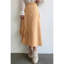 BAV Butik Ayvitrin Maxi Krep Kiloş Etek