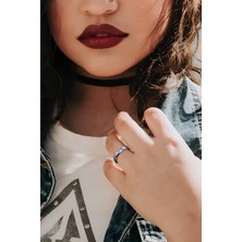 Takı Dükkanı 4 mm Köşeli Mat Düz Model Unisex Erkek Kadın Çelik Alyans Yüzük CL40