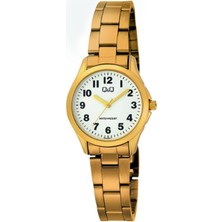 Q&Q Qq Metal Gold Renk Kadın Kol Saati C05A-001PY