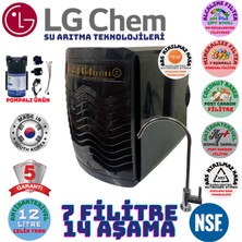 Light Gastro Lg Chem Gold Plus Pompalı  Siyah  Renk 12 Litre 14 Aşama 7 Filitre Su Arıtma Cihazı