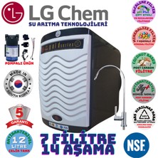 Light Gastro Lg Chem Gold Plus Pompalı  Siyah-Beyaz  Renk 12 Litre 14 Aşama 7 Filitre Su Arıtma Cihazı