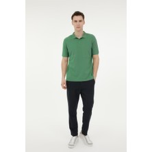 Lumberjack M-CT953 Basıc P.t-Sh 4fx 101533534 Erkek Polo Yaka T-Shirt K.yeşil S-Xxl
