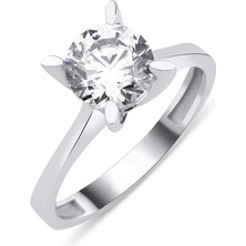 Fiyonk Kuyumculuk 14 Ayar Altın Tektaş Yüzük