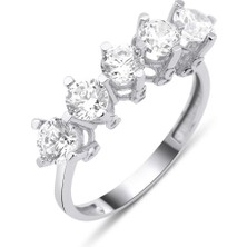 Fiyonk Kuyumculuk 14 Ayar Altın Beştaş Yüzük