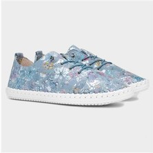 Prego (London) Içi Dışı Günlük Kadın Confort Ayakkabı Mavi