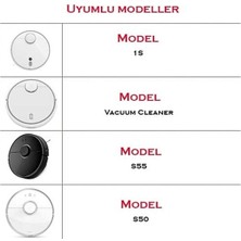 Asgard Grup Xiaomi Mi Robot Uyumlu Vacuum Mop Cleaner SDJQR02RR Uyumlu 6'lı Set