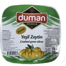 Duman Gurme Birinci Kalite Kahvaltılık Kırma Yeşil Zeytin Paket 200 gr