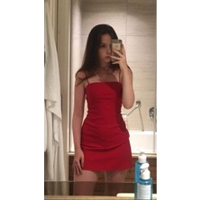 Bav Butik Ayvitrin Genç Kız Ip Askılı Elbise