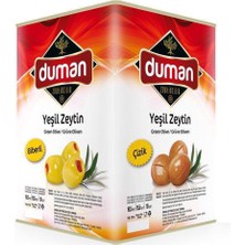 Duman Gurme Kahvaltılık Biberli Yeşil Zeytin (140-160) Klb Iri Boy 10 kg