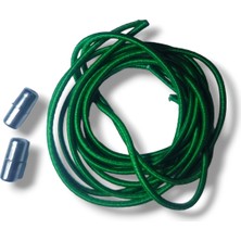 Öztürk Kundura Vidalı Lastik Bağcık Yeşil