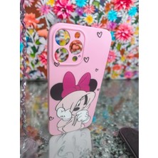 Bu Meydan iPhone 13 Pro Max Mickey Mouse Figürlü Silikon Kılıf