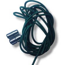 Öztürk Kundura Vidalı Lastik Bağcık Koyu Yeşil