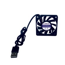 Sakoya 60X60X10 mm USB Fan Çift Bilyalı Rulman Sessiz, 5V, 0.10 A, 3000 Rpm Modem Receiver Dvr Playstation Tv Box, Telefon, Akvaryum Soğutucu, Fırçasız Soğutma Fan