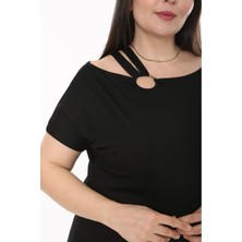Esina Kadın Viskon Bluz Omuz Askılı