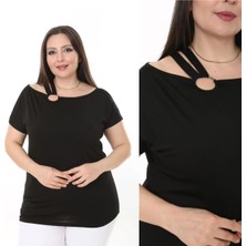 Esina Kadın Viskon Bluz Omuz Askılı