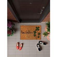 Decotorium Kapı Önü Paspası Toz Alıcı Kaydırmaz Dekoratif Ince Paspas