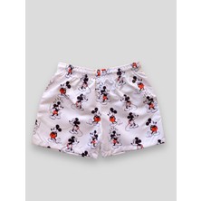 Little Tortoise Mickey Mouse Disney Karakterli Erkek Çocuk Deniz Şortu