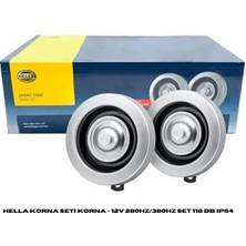 Hella Korna Seti Korna - 12V 280HZ/380HZ Set 118 Db IP54