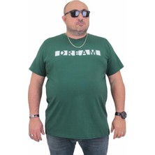 Starbattal Erkek Büyük Beden Sıfır Yaka Tişört Dream 24140 Neftı