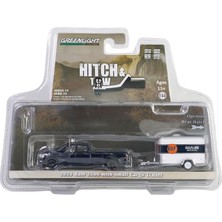 Greenlight 2023 Ram 2500 With Small Cargo Trailer 1/64 Model Araba