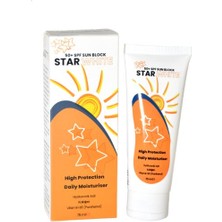 Star White 50 Faktör Yüksek Korumalı Güneş Kremi 75 ml 3 alana 1 bedava