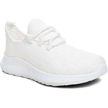 Black Sea   Beyaz Nefes Alan Extra Hafif Comfort Sneaker