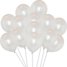 Kuzey Oyuncak Vıp 100 Pcs Shıny Metallıc White Balloon Vıp Kalite Parlak Metalik Beyaz Balon Helyum Gazı Uyumludur