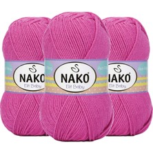 Nako Elit Baby Örgü Ipi Bebe Yünü 100 Gr. 5278 3 Adet
