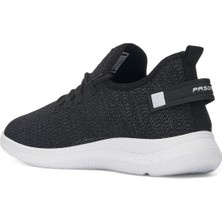 Lutton Siyah Beyaz 36-44 Extra Hafif Soft Kumaş Comfort Sneaker