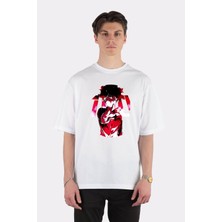 Green Mint  Beyaz Oversize T-Shirt Mp 100