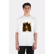 Green Mint  Beyaz Oversize T-Shirt Jawa Egg